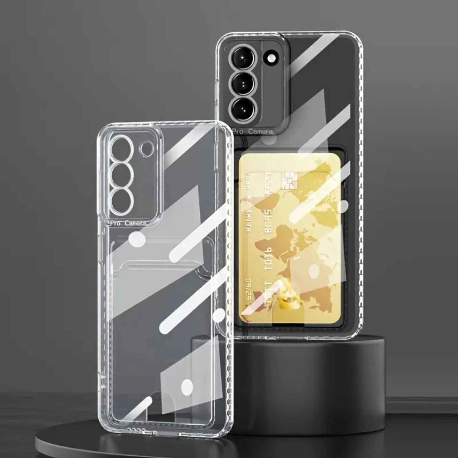 Transparente Kartenfach-Schutzhülle Galaxy S22