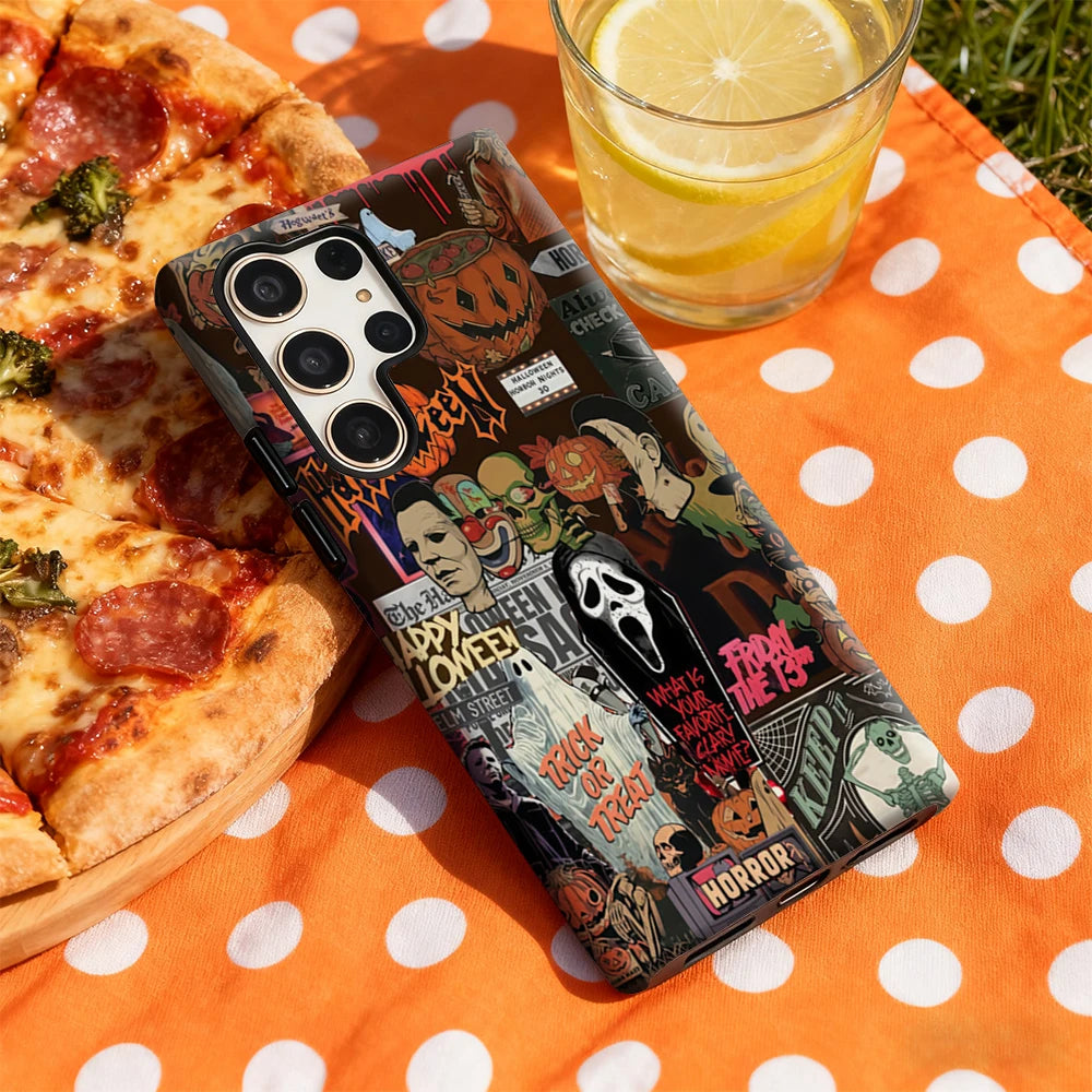 Halloween Horror Phone Case for Galaxy S25 S24 S23