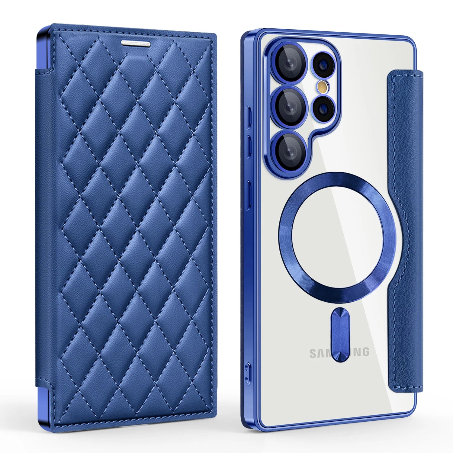 Flip Lederhülle für Samsung Galaxy S25 Ultra S24 FE