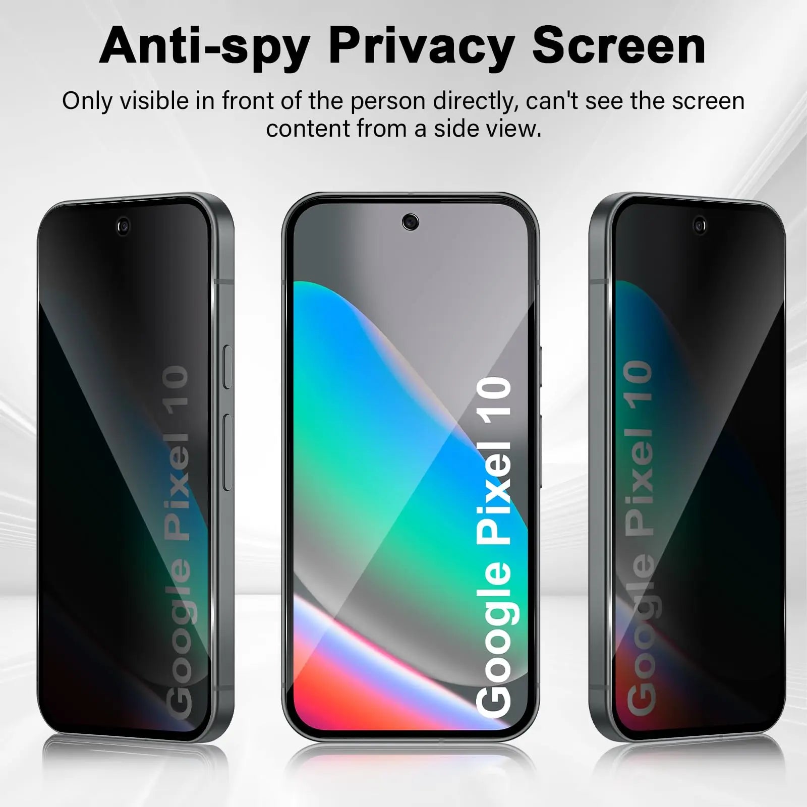 Anti-Spionage Glasfolie für Google Pixel 10 Pro