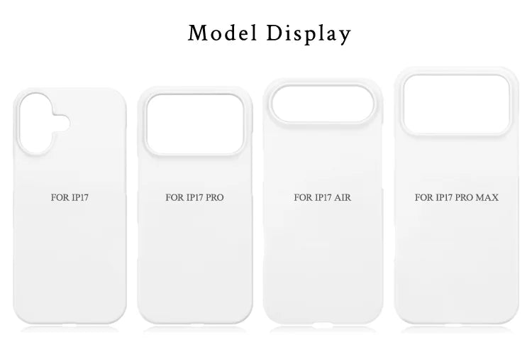 10er Set 3D Sublimation Snap Hüllen für iPhone 17