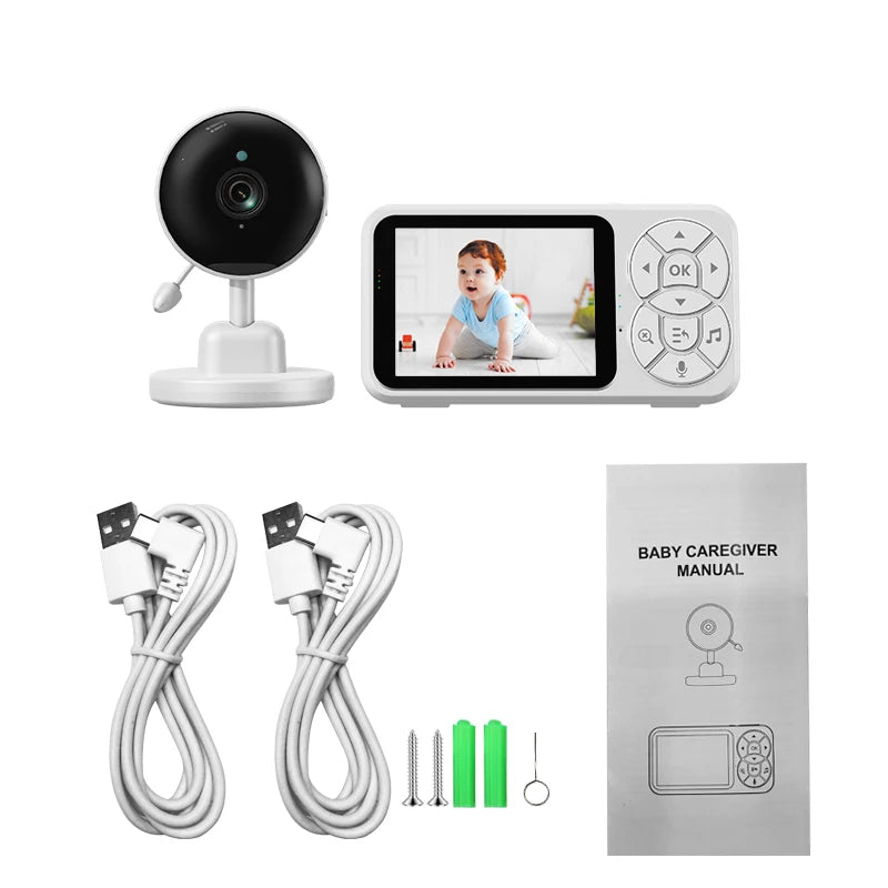 3,5 Zoll Baby Monitor RGB Nachtlicht Nachtsicht