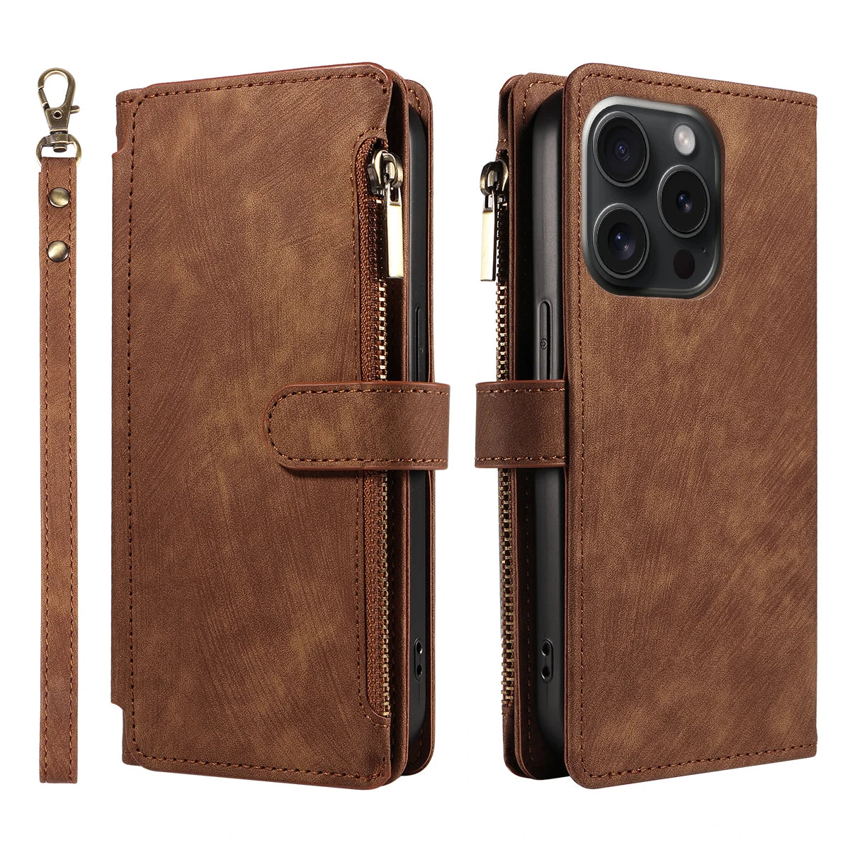 PU leather flip case with card slot for Galaxy series