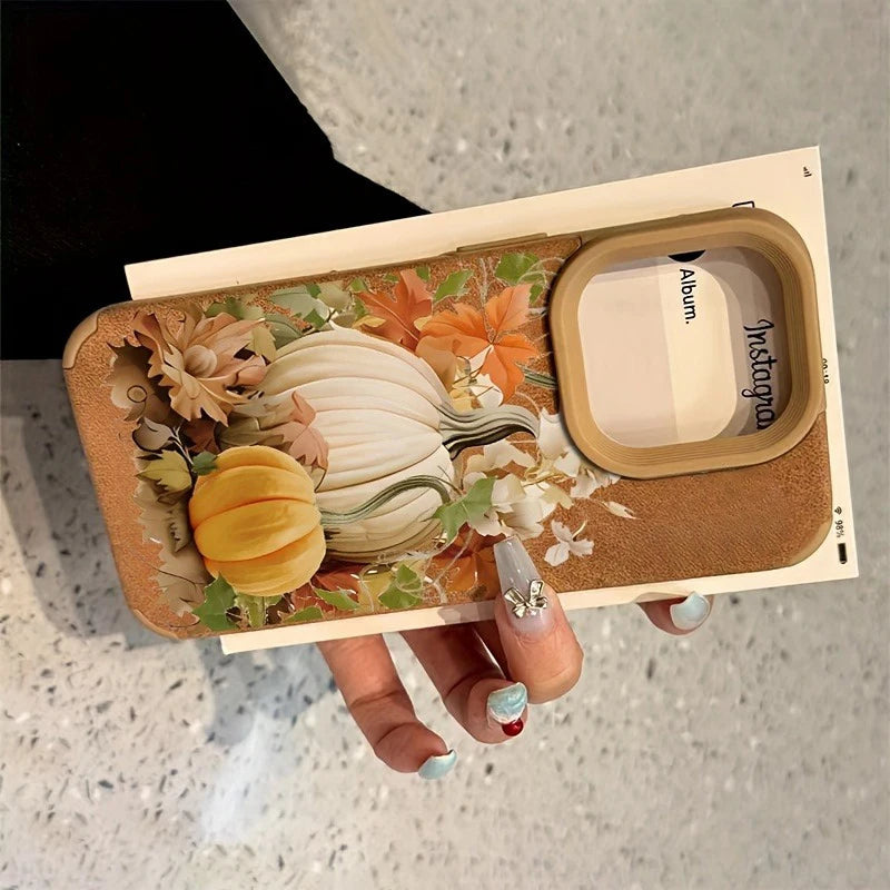 Herbst Kürbis Hülle für iPhone 16 15 14 Pro Max