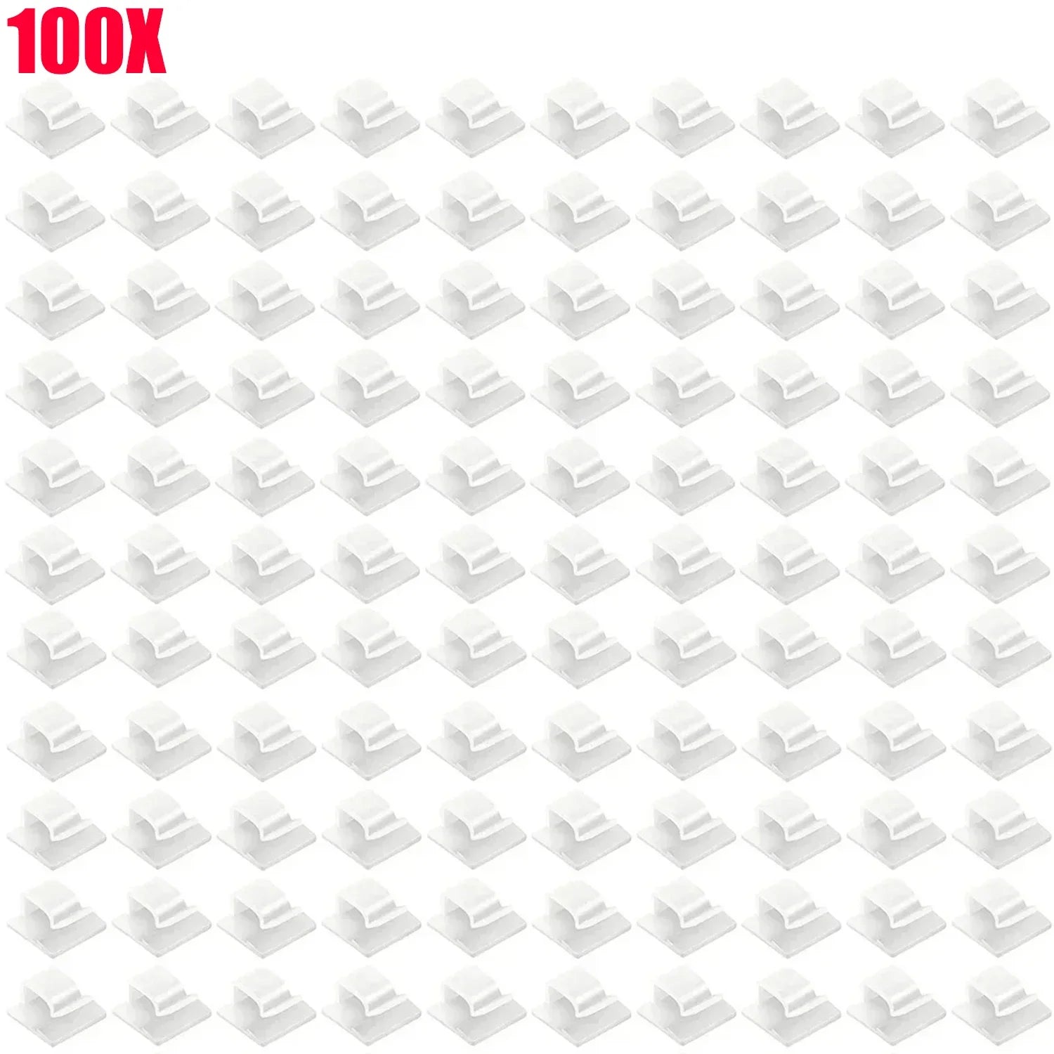 Silikon Kabelklemmen Selbstklebend 10–100 Stück