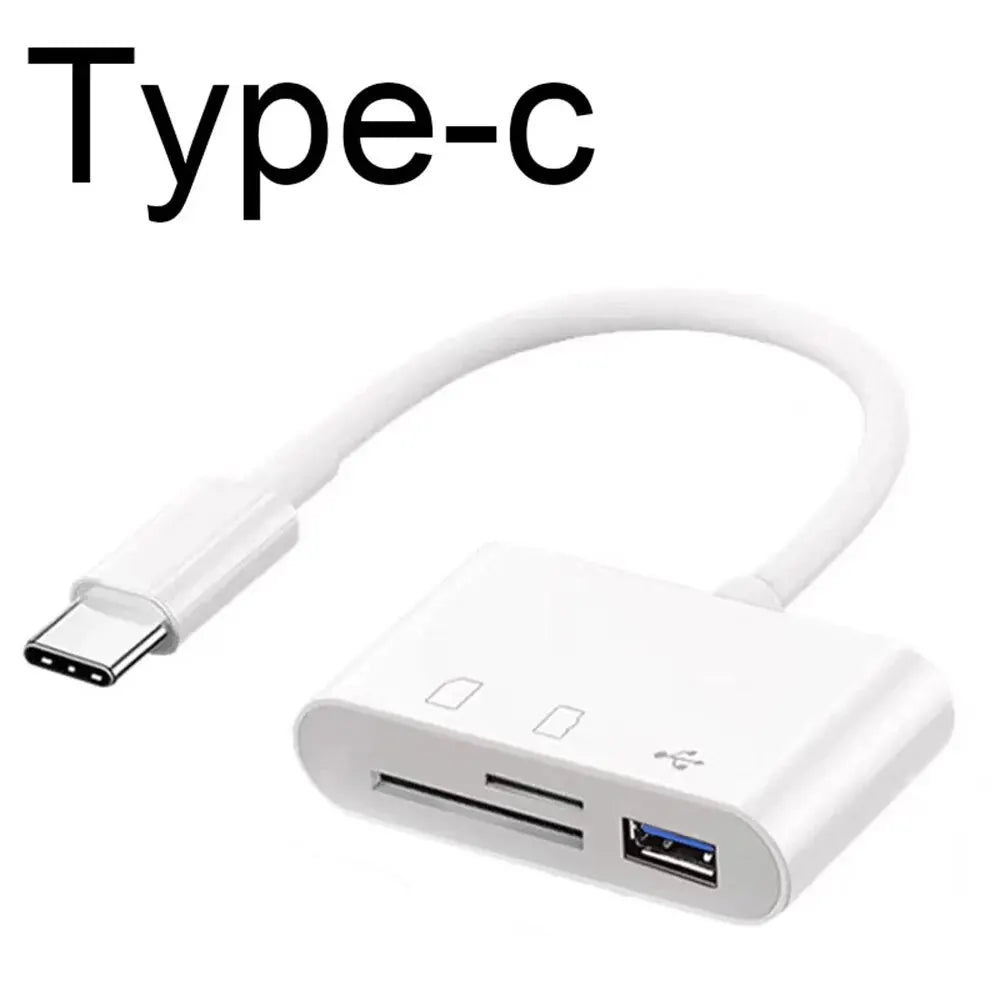 3-in-1 USB-C Kartenleser TF/CF/SD