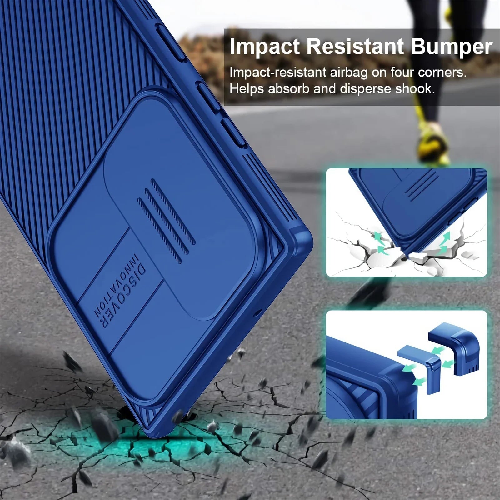 Hülle für Samsung Galaxy S25 Edge mit Linsenschutz