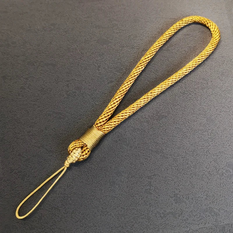 Handgewebtes Handy-Lanyard fürs Handgelenk – kurz & sicher