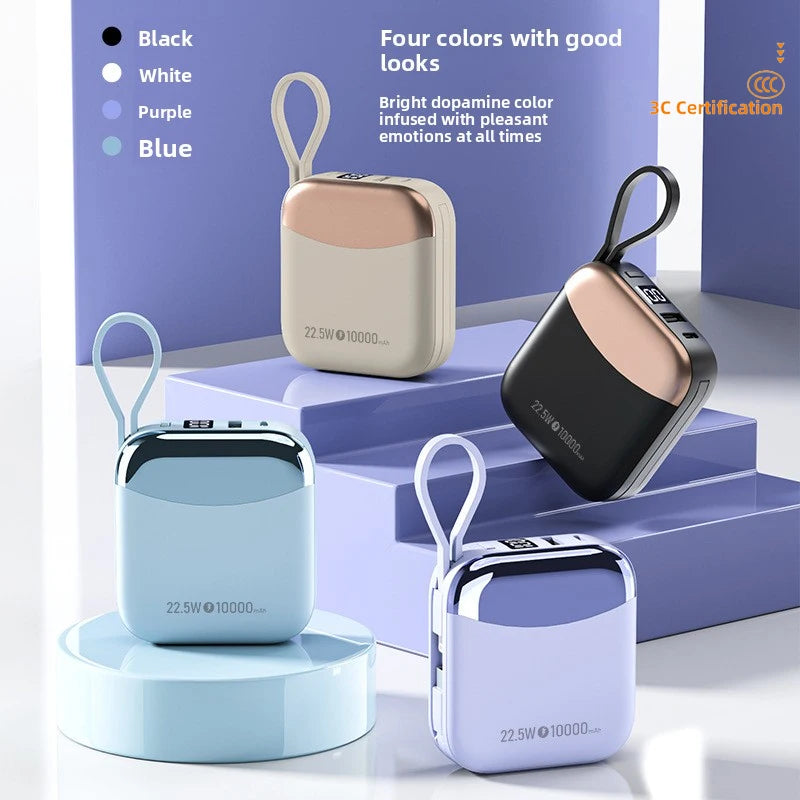 10000mAh Mini Schnelllade-Powerbank 66W