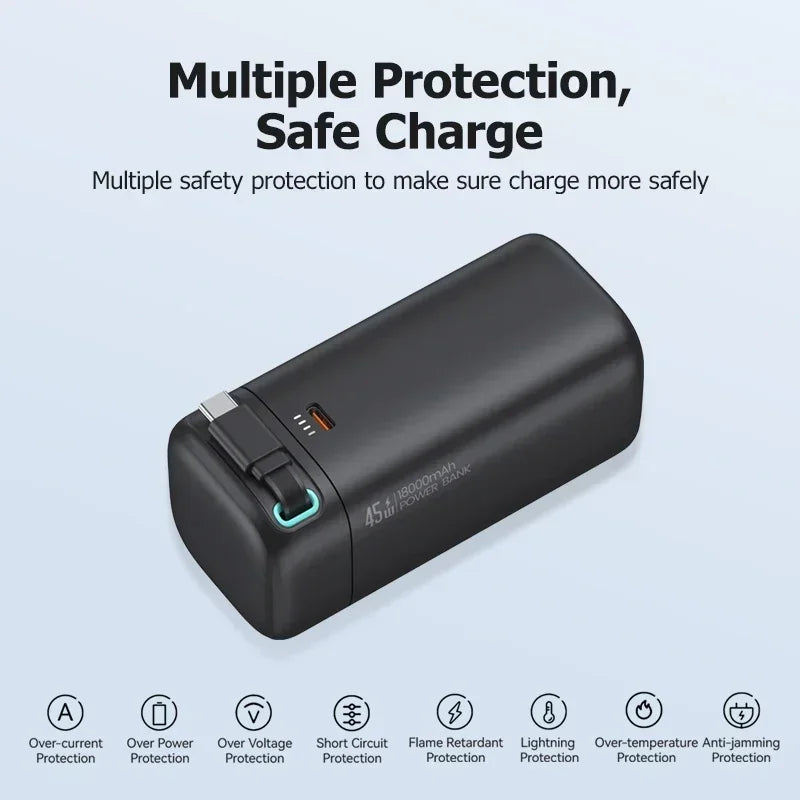 Magnetische 18000mAh 45W PD Powerbank