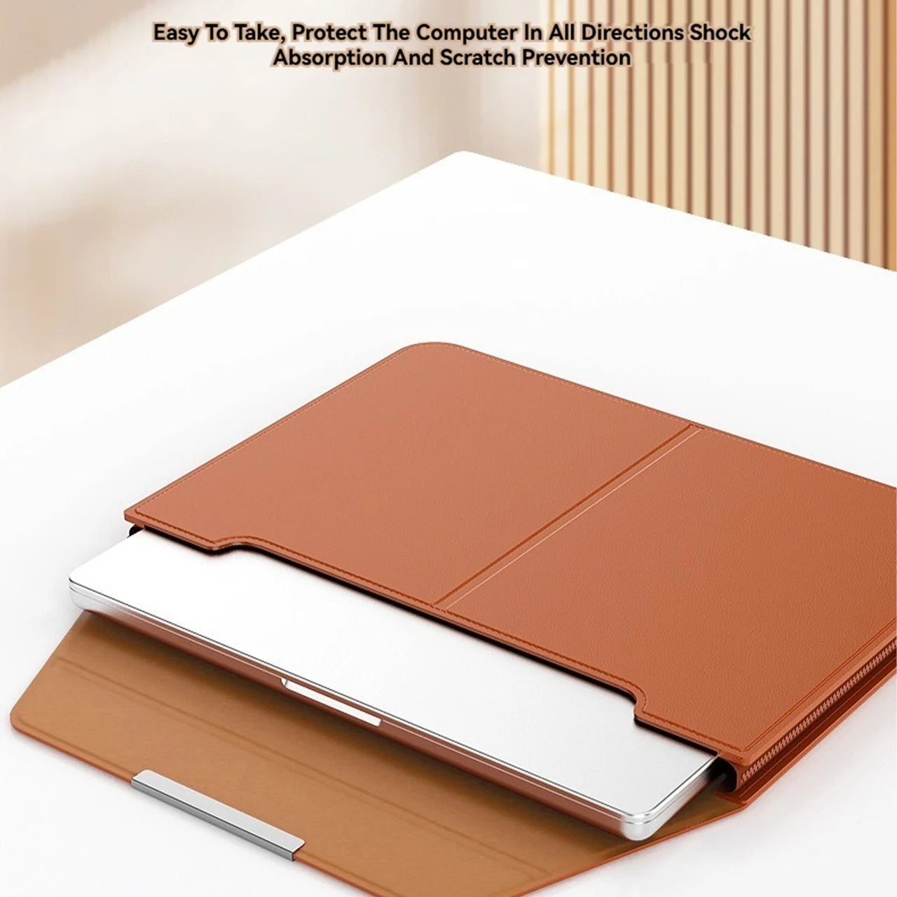 Personalisierte Leder-Laptophülle MacBook