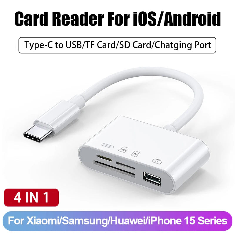 8-in-1 SD Kartenleser USB Hub für iPhone & MacBook