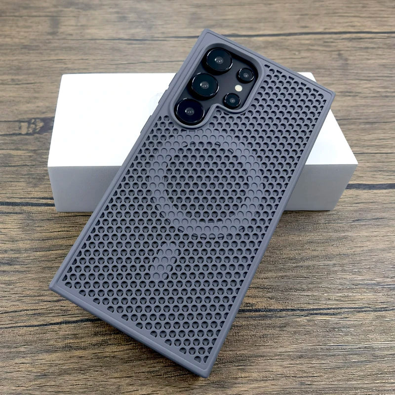 Luxus Hülle mit Wärmeschutz für Galaxy S25