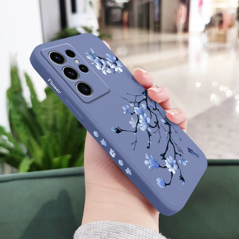 Blooming Orchidee Hülle Samsung Galaxy S25 Ultra