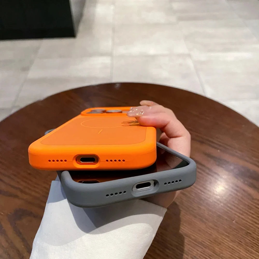 Liquid silicone case for iPhone 17 Magsafe