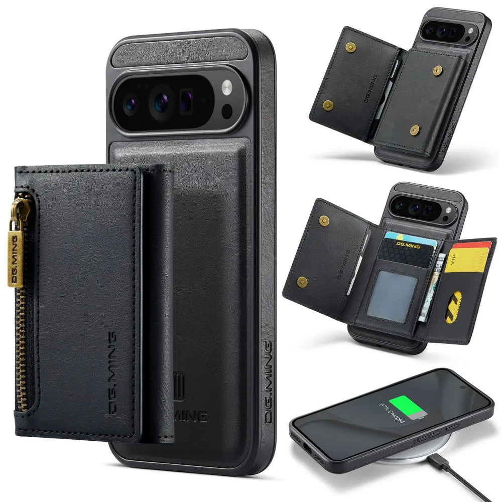 Luxury Wallet Hülle PU-Leder für Google Pixel 10