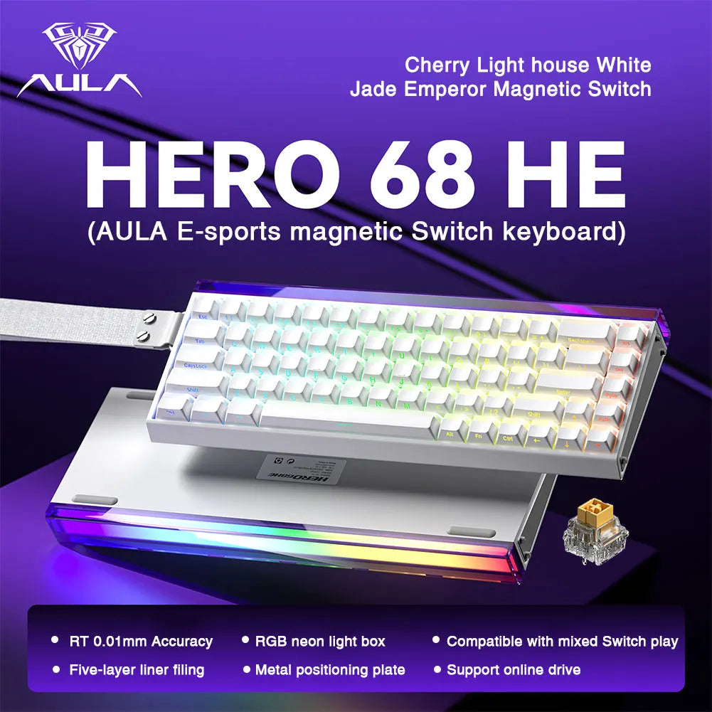AULA HERO 68HE Gaming Tastatur