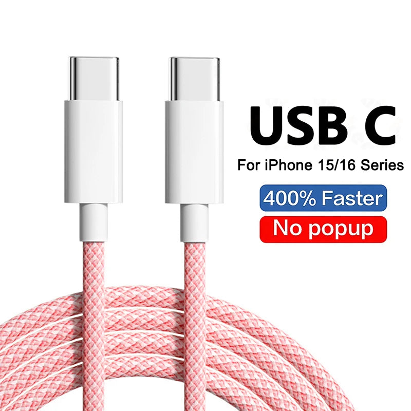 PD 60W Fast Charger USB-C to Type-C Cable