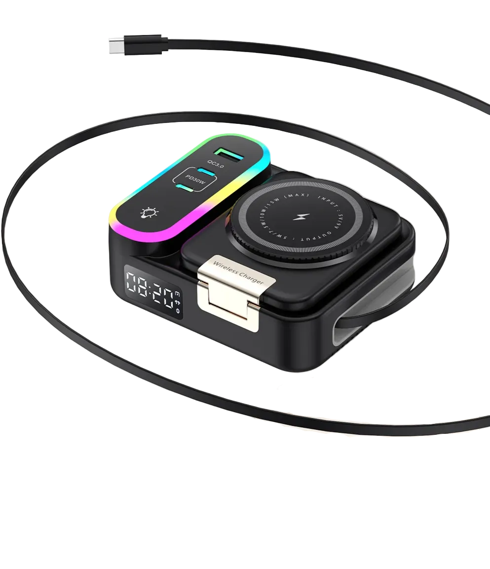 8-in-1 Magnetic MagSafe Charger with Type-C Cable