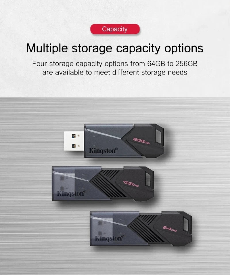 Kingston USB 3.2 Flash-Laufwerk 64-256 GB