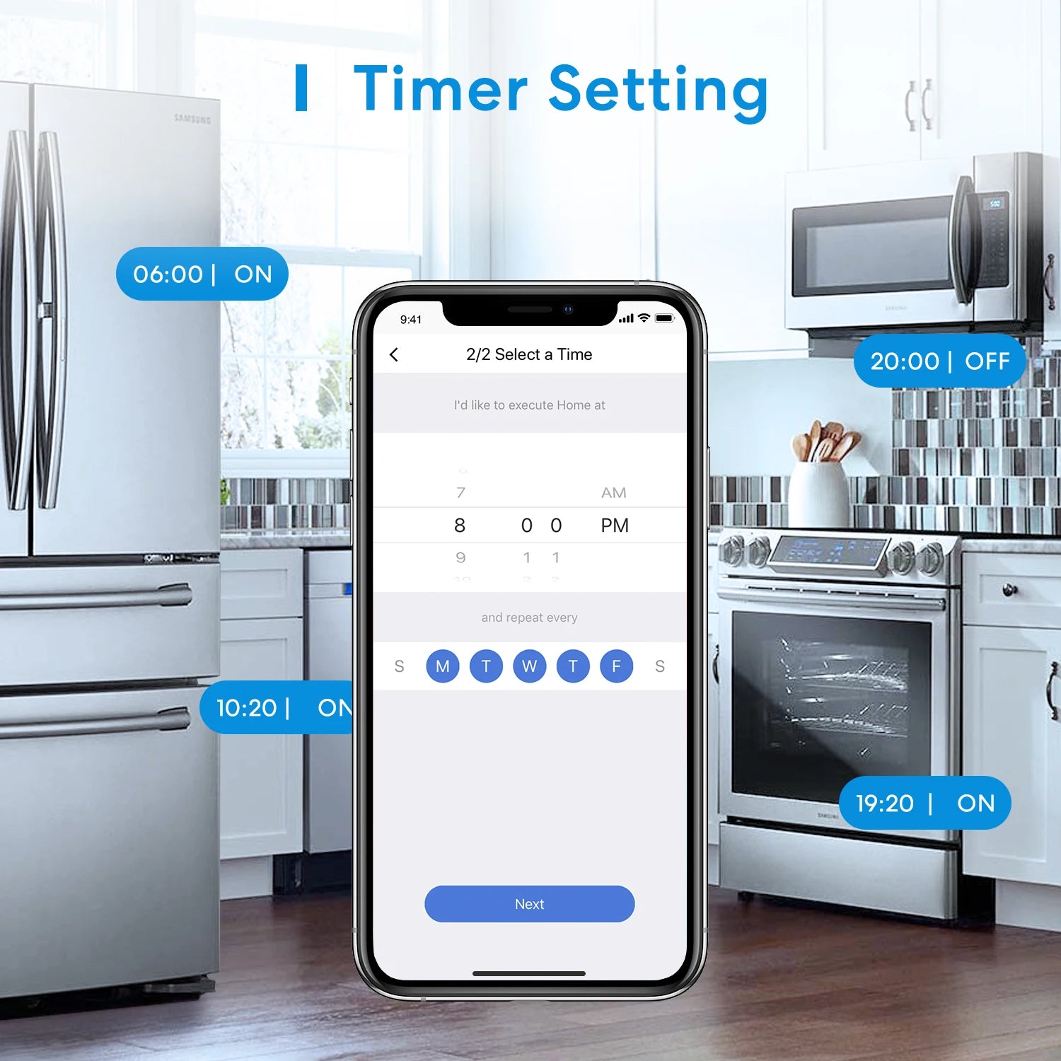 Smart Power Strip EU/UK mit Wi-Fi und Smart-Steuerung