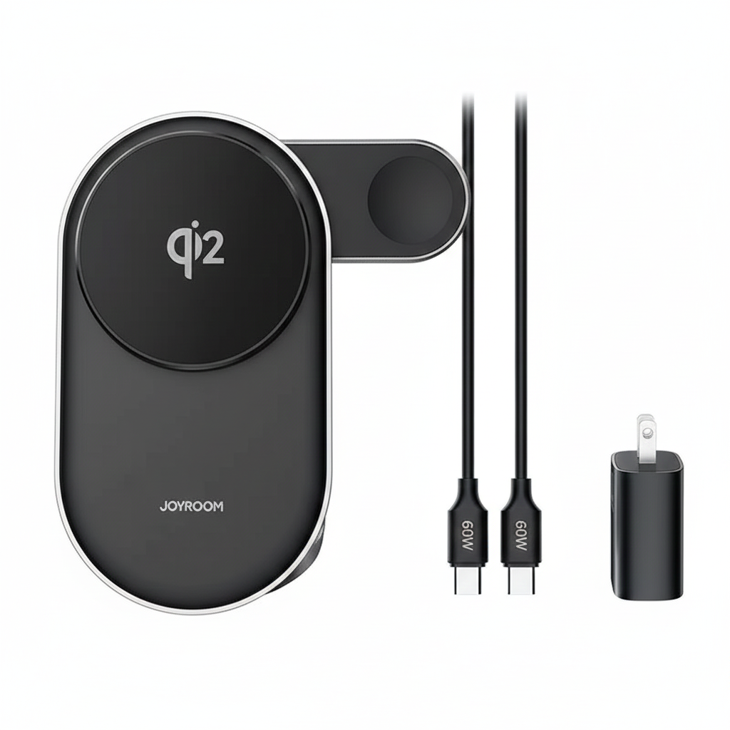 3-in-1 Kabellose Qi2 Ladestation für iPhone & Watch