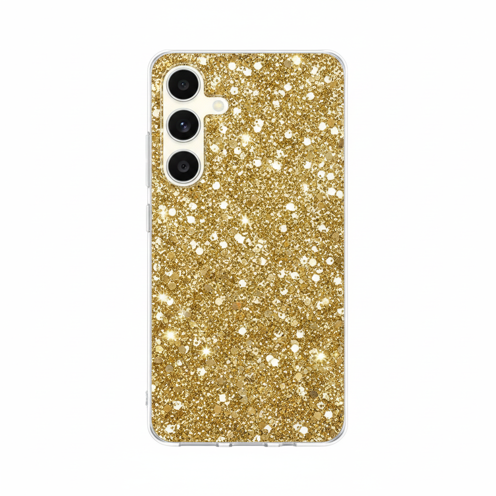 Luxurious glitter silicone case for Samsung S25 Plus