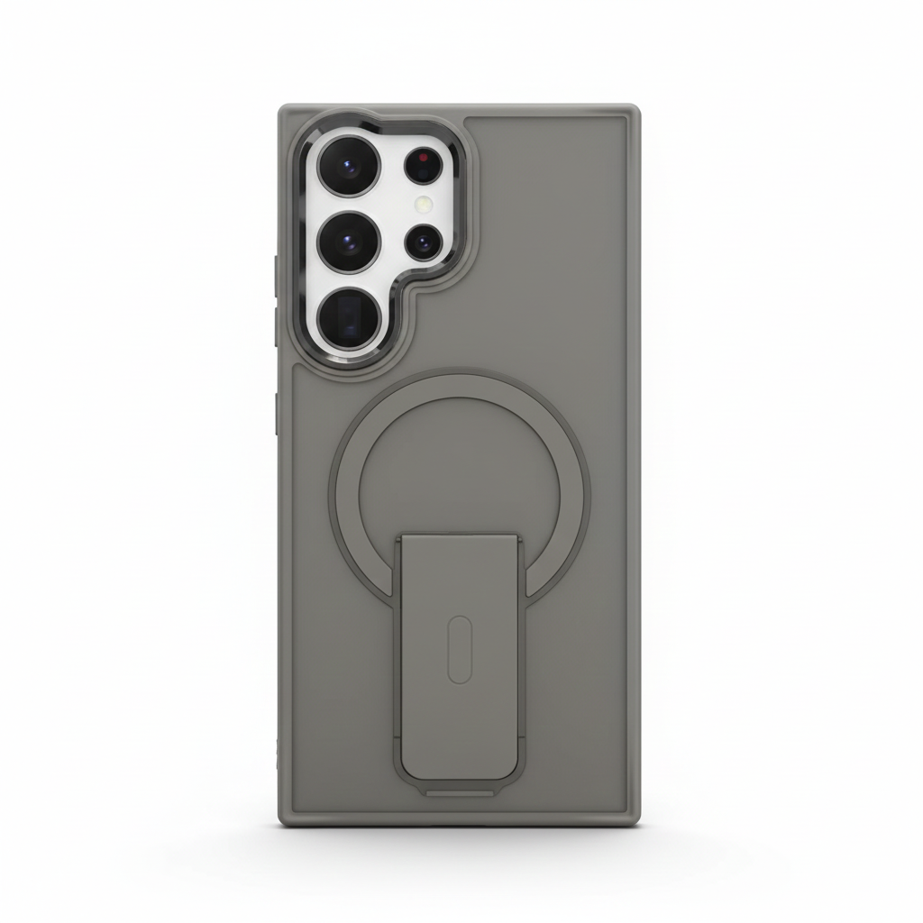 Luxus Magnet-Hülle mit Ladefunktion für Galaxy S25/S24