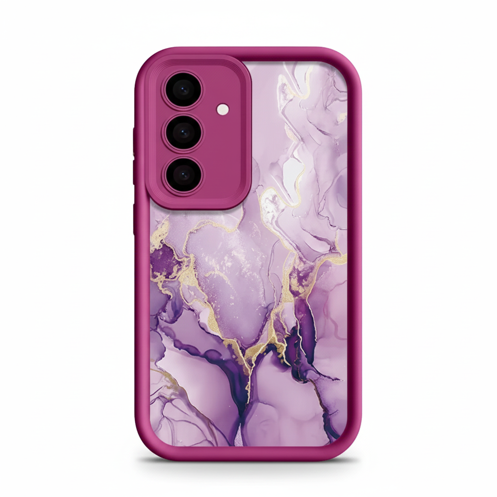 Elegant marble case for Samsung Galaxy, soft design 