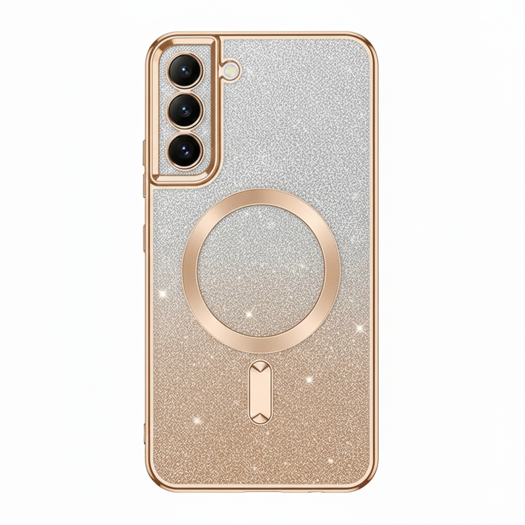 Glitter TPU case with color gradient for Galaxy S series