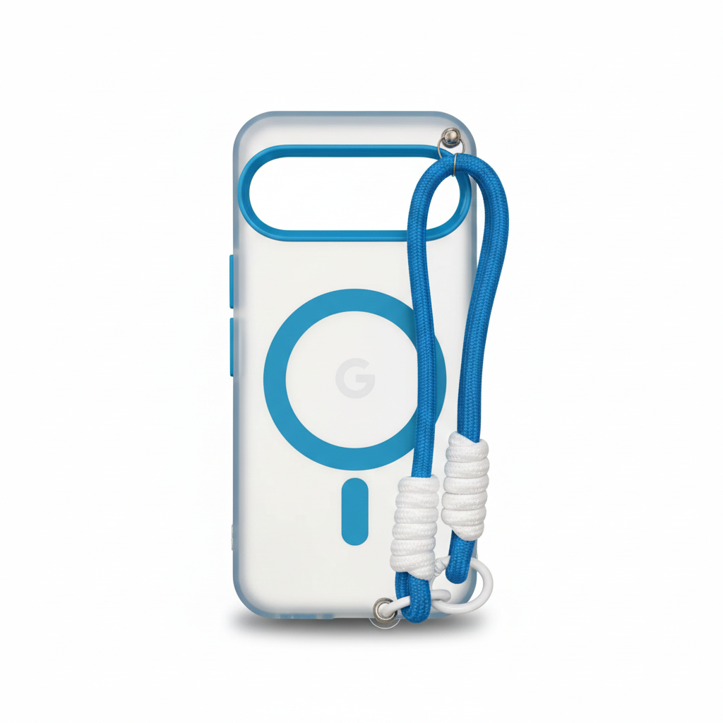 Mattierte transparente Handyhülle mit Band