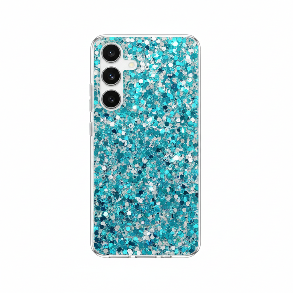 Luxurious glitter silicone case for Samsung S25 Plus