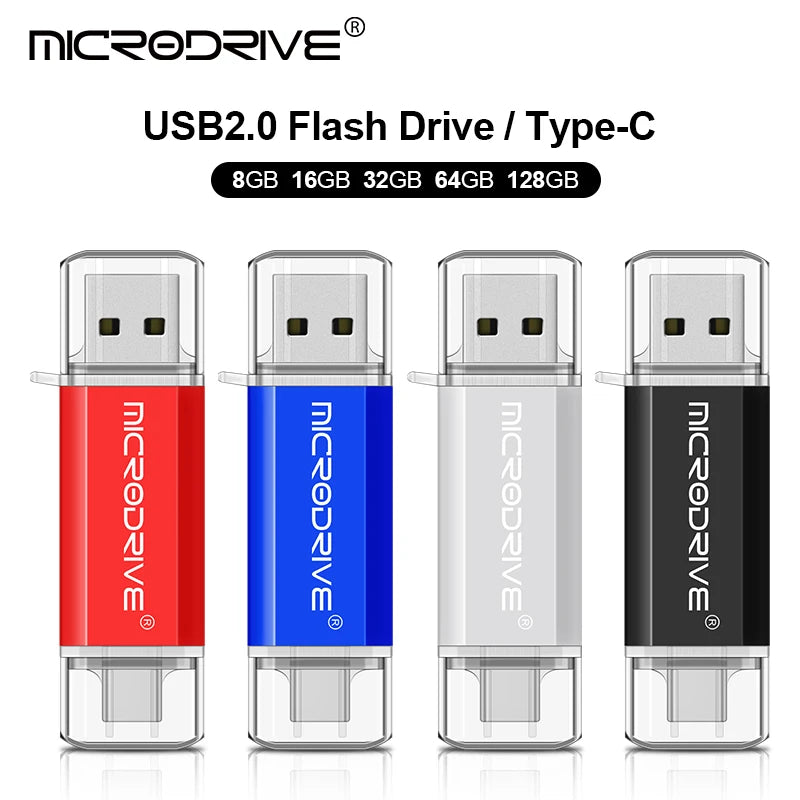 Typ C USB 2-in-1 OTG Flash-Laufwerk 128 GB