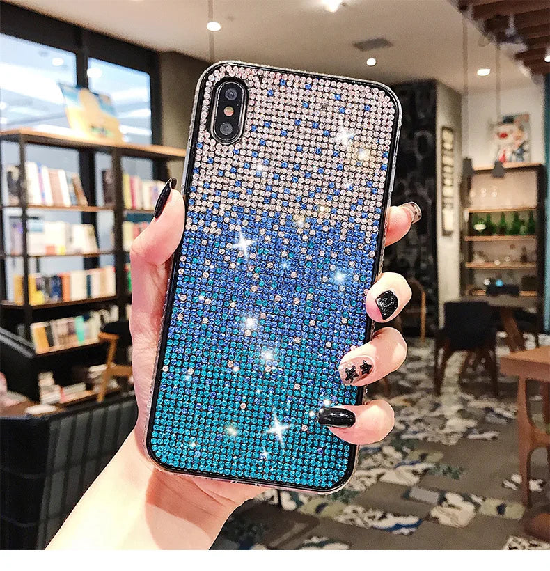 Glänzende Glitter Diamond Hülle für Samsung Luxus
