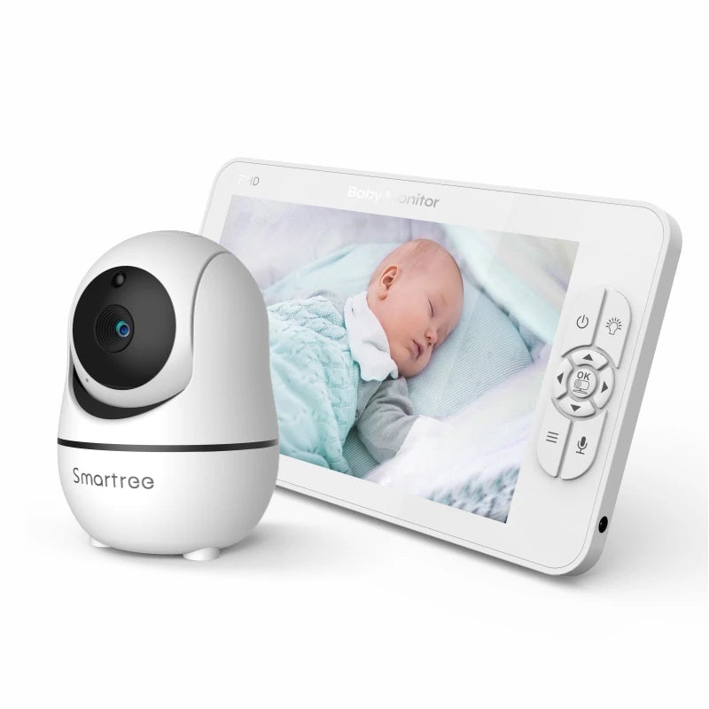 7" HD Video Baby Monitor with 2 Cameras and Zoom