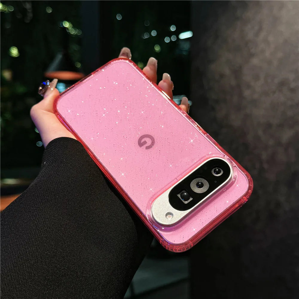Luxuriöse Glitzer Hülle Pixel 9 Pro XL