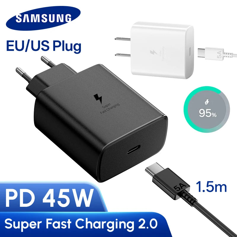 Samsung 45W USB-C Schnellladegerät EU/US