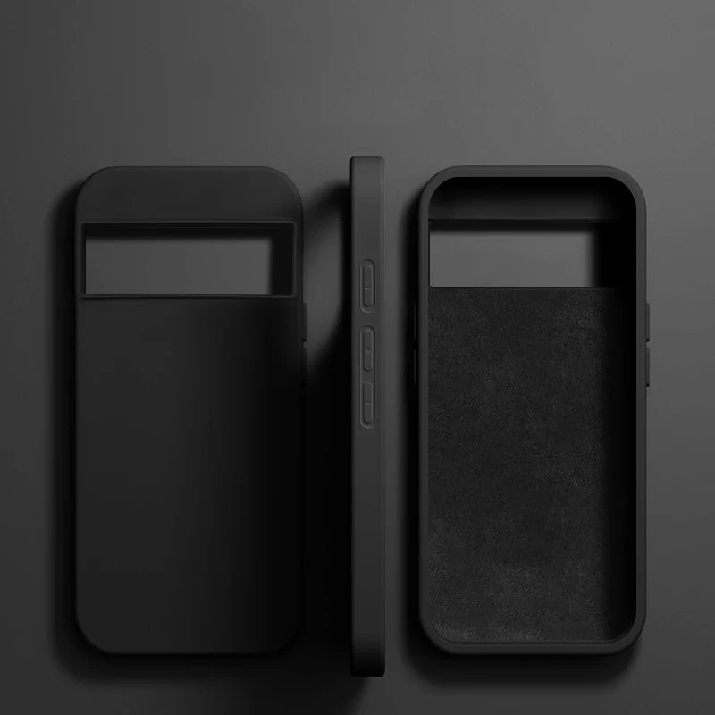 Luxus Flüssigsilikon Hülle Pixel 6–8 Pro