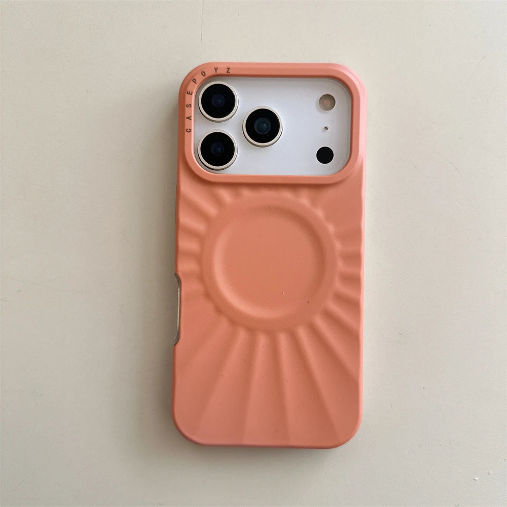 Luxus Ripple Silikon Hülle MagSafe iPhone Pro Max