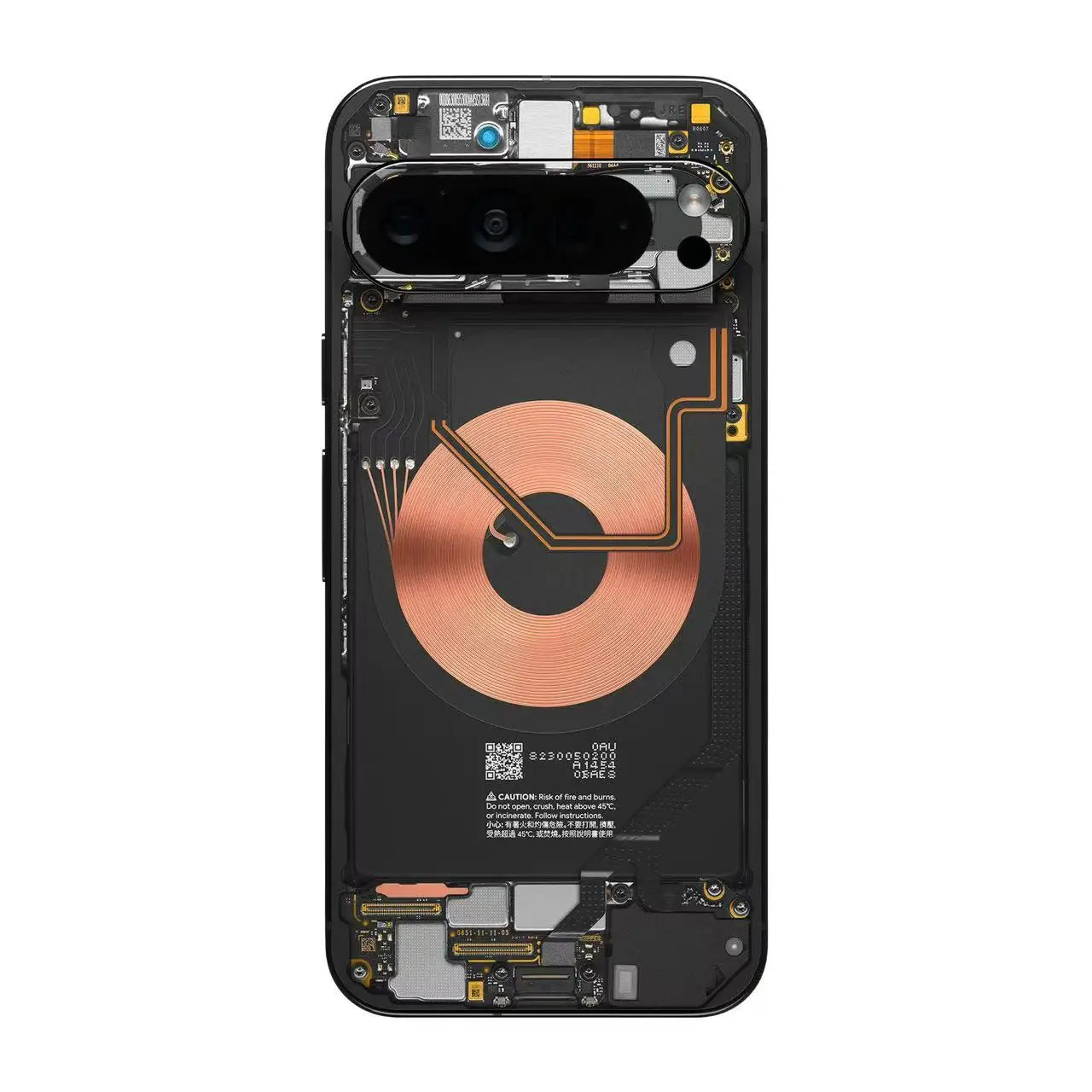 Mattierte Aufkleberhaut für Pixel
