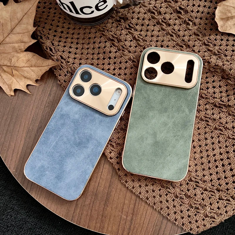 Lederstruktur Hülle für iPhone 17 Pro Max Magsafe