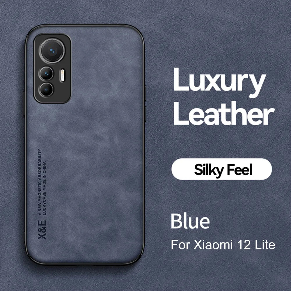 Magnetische Lederhülle für Xiaomi Mi 12