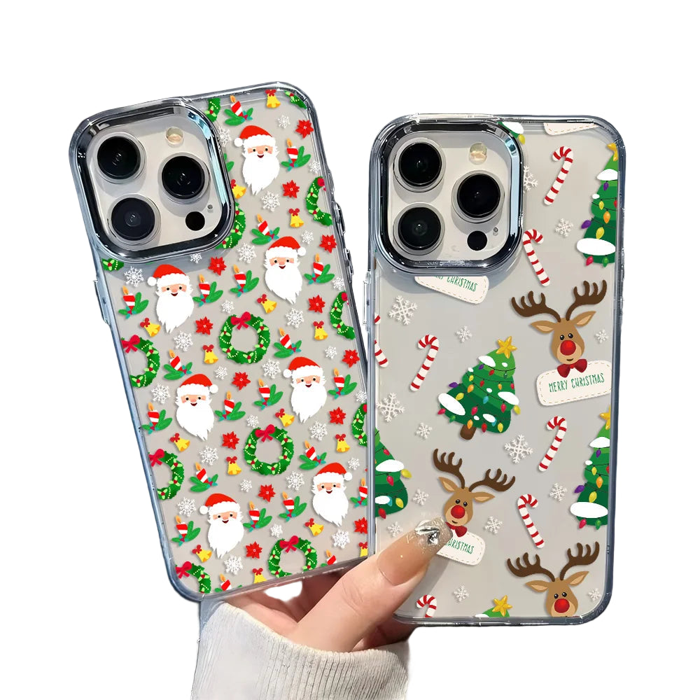 Transparent Soft TPU Case for Google Pixel 10 Christmas