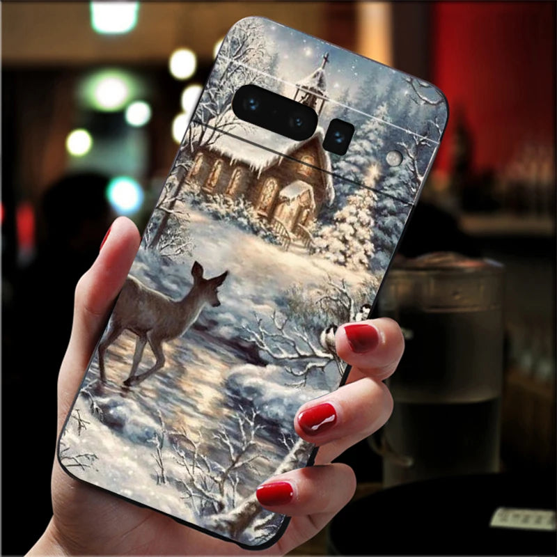 Winter TPU Hülle für Google Pixel 8, 9 & 10 Serie