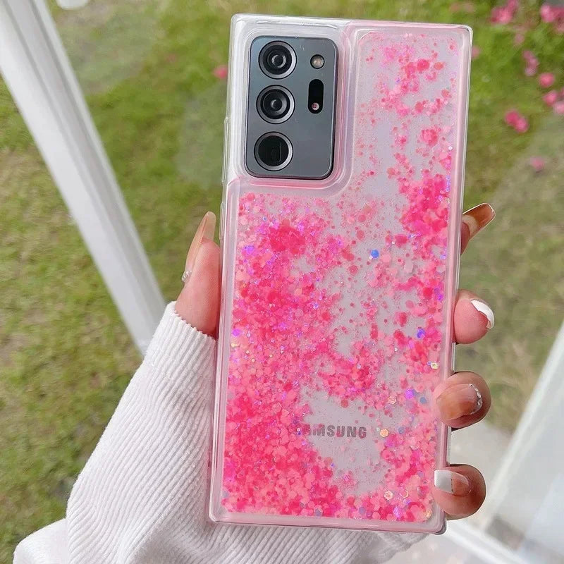 Glitzernde Treibsand Hülle TPU für Galaxy S24 Ultra