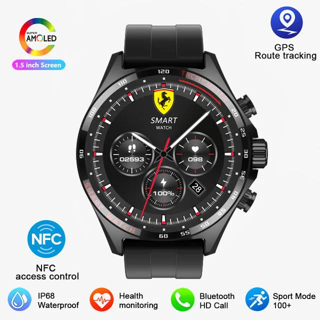 Outdoor GPS Smartwatch 2024 für Herren mit Anruf