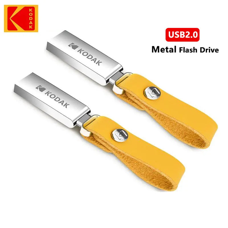 USB 2.0 Flashlaufwerk 128GB Leder Metall