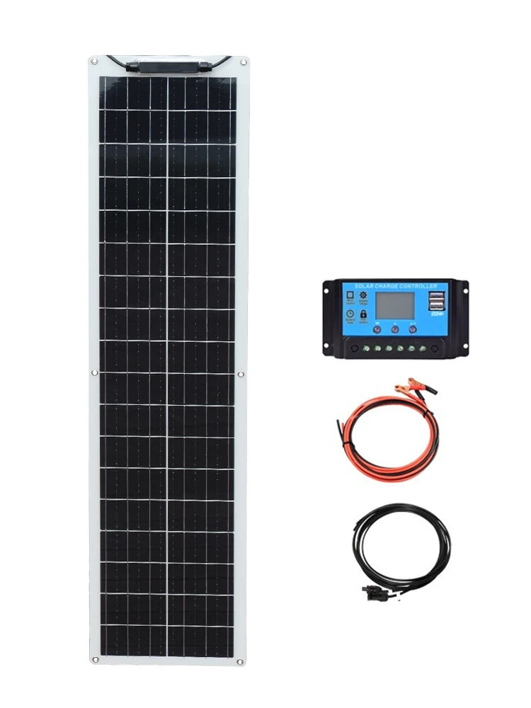 50W 12V Solar Panel Starter Kit for Motorhomes &amp; Campers