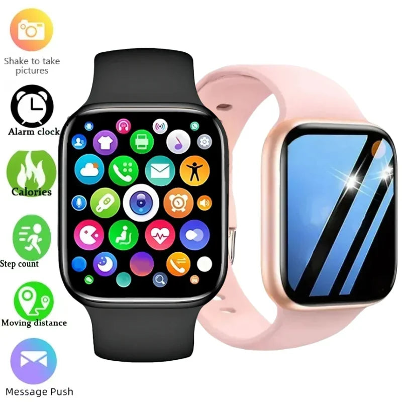 LAXASFIT 2025 Smartwatch Herren Damen Bluetooth Anruf