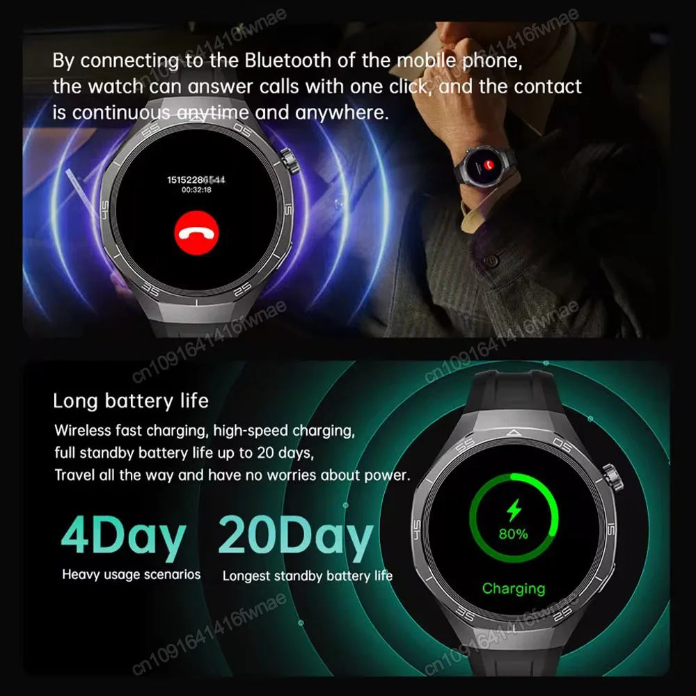 Uhr 5 Pro GPS Smartwatch Herren mit AMOLED Display